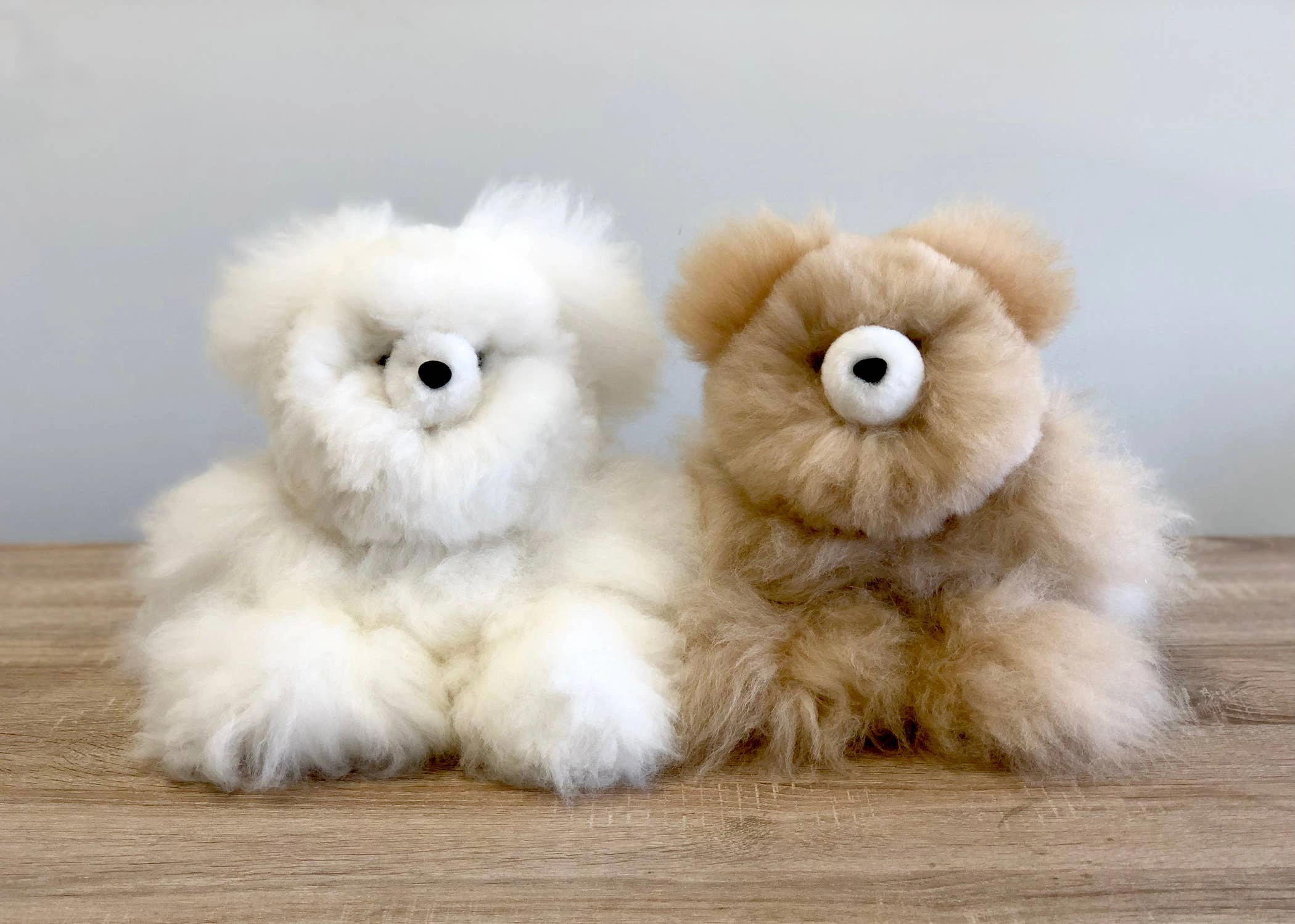 Snuggle Time: Alpaca Bear Plush - The Cuddliest Friend!